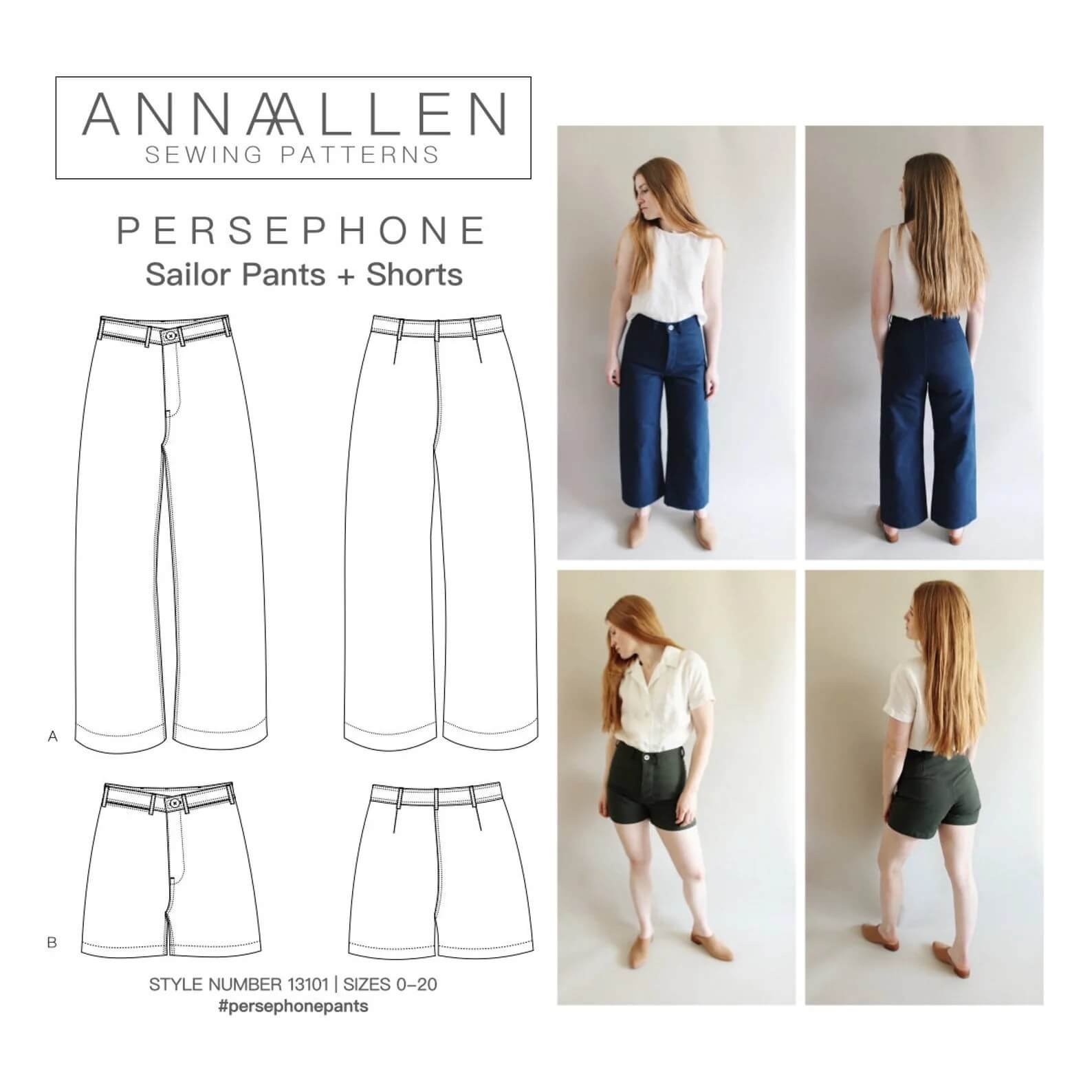 Anna Allen – Persephone Pants and Shorts - Image 2