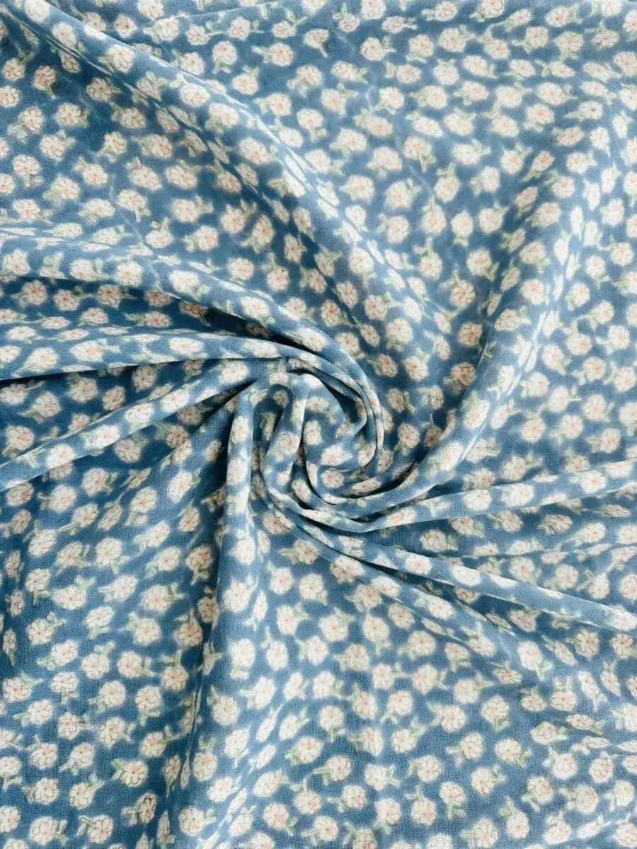 Hanauta Double Gauze- Blue - Image 9