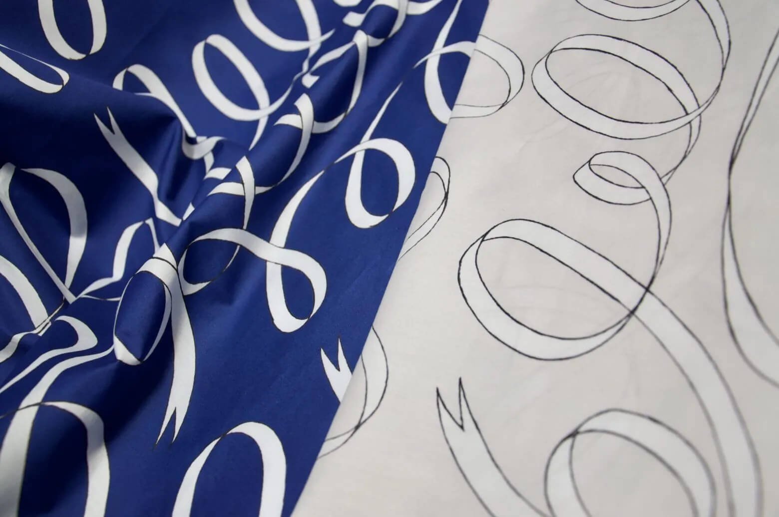 Ribbon Navy (40 broadcloth) - Image 4