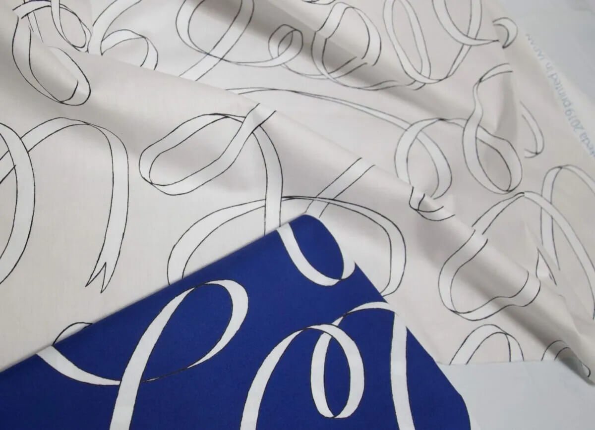 Ribbon Navy (40 broadcloth) - Image 11