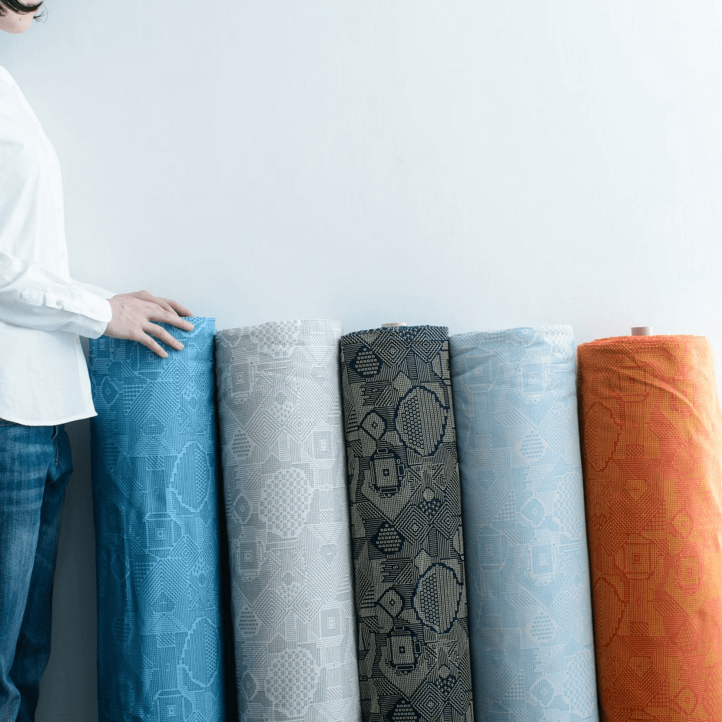 Sashiko-ori Blue - Image 3