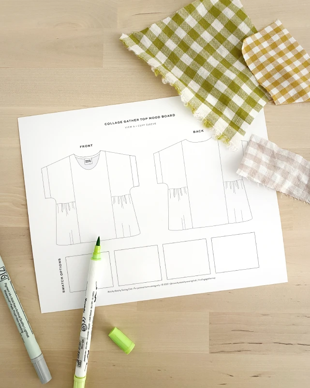 Matchy Matchy - Collage Gather Top - Image 14