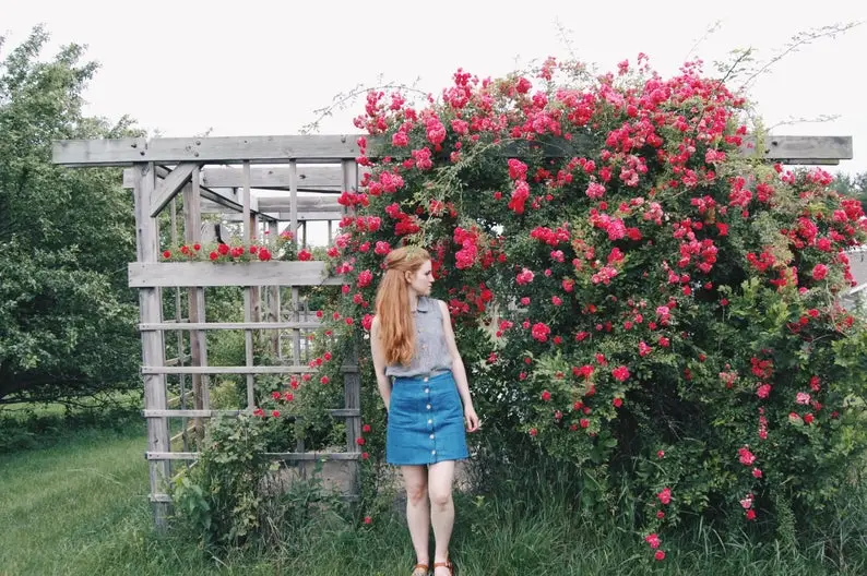 Anna Allen - Denim Button Up Skirt - Image 4