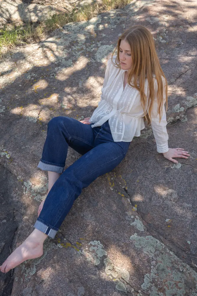 Anna Allen -Helene Selvedge Jeans - Image 8