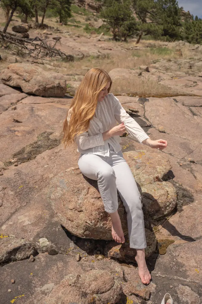 Anna Allen -Helene Selvedge Jeans - Image 10