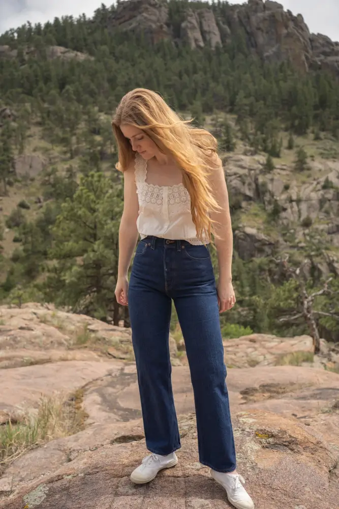 Anna Allen -Helene Selvedge Jeans - Image 3