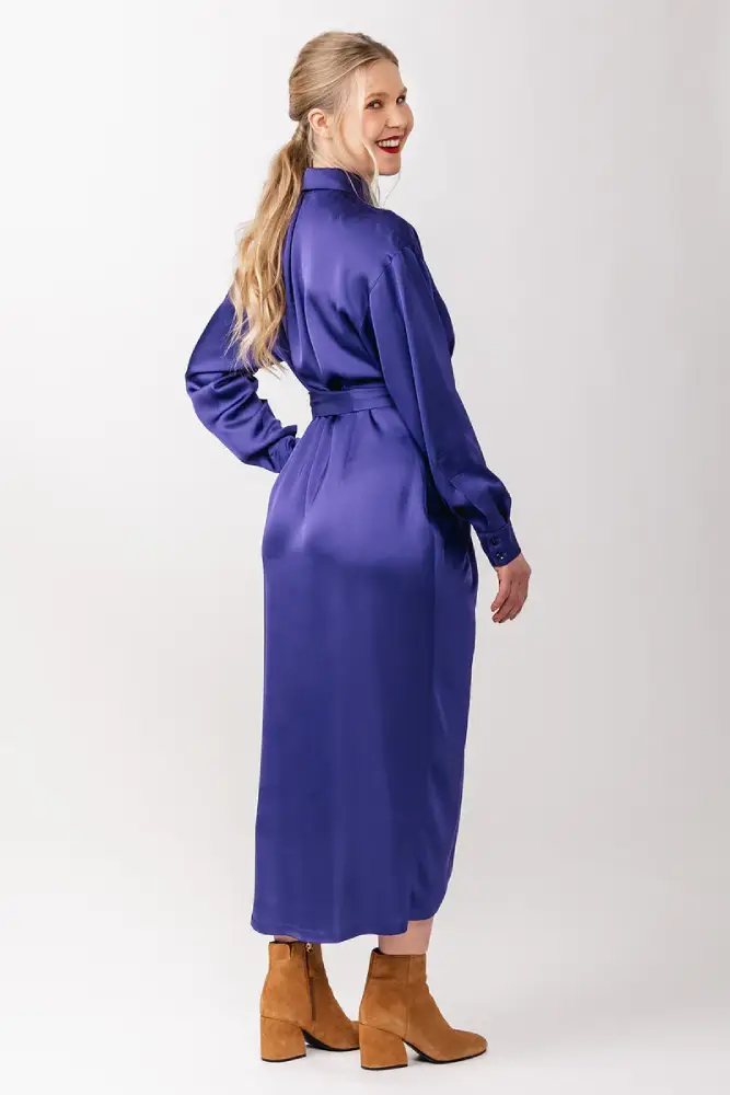 Named - Ilta Ruched Shirt Dress - Image 3