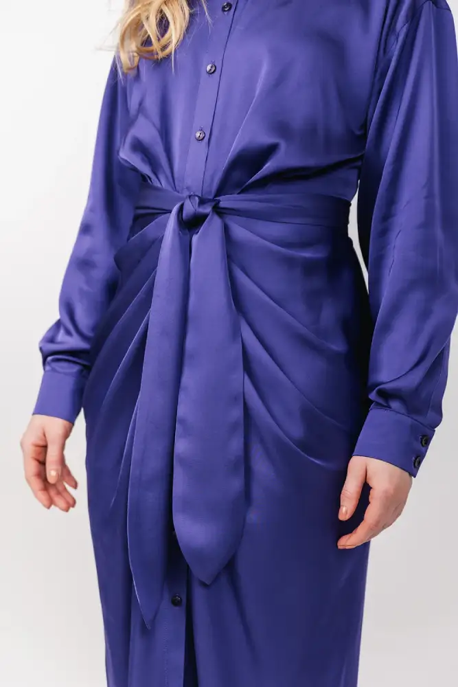 Named - Ilta Ruched Shirt Dress - Image 5