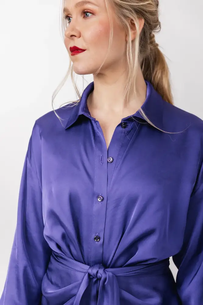 Named - Ilta Ruched Shirt Dress - Image 9