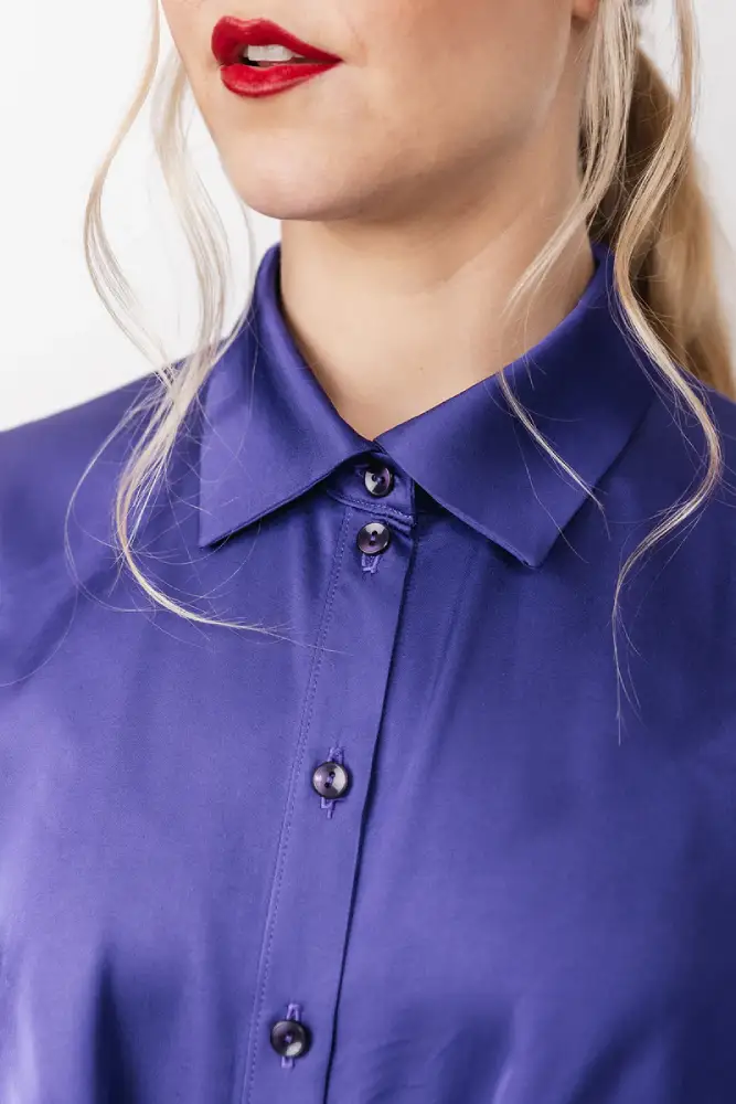 Named - Ilta Ruched Shirt Dress - Image 8