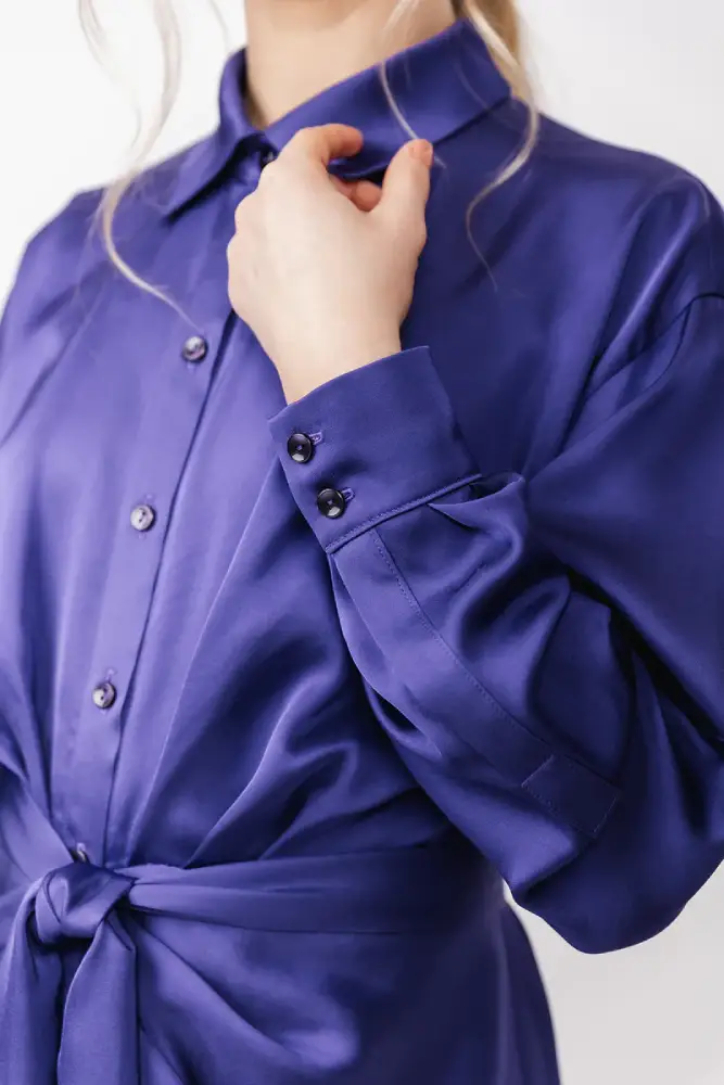 Named - Ilta Ruched Shirt Dress - Image 6