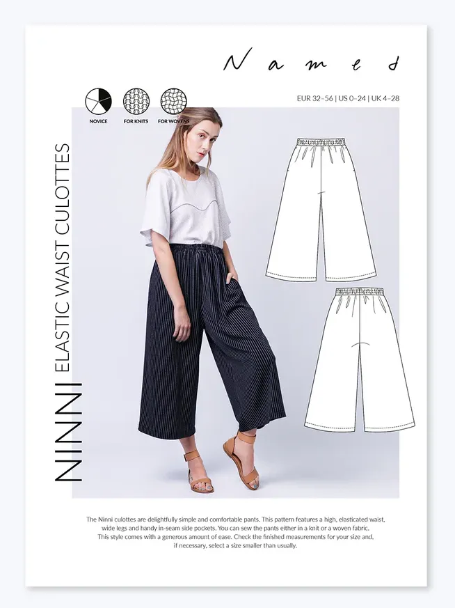 Named - Ninni Elastic Waist Culottes - Image 7