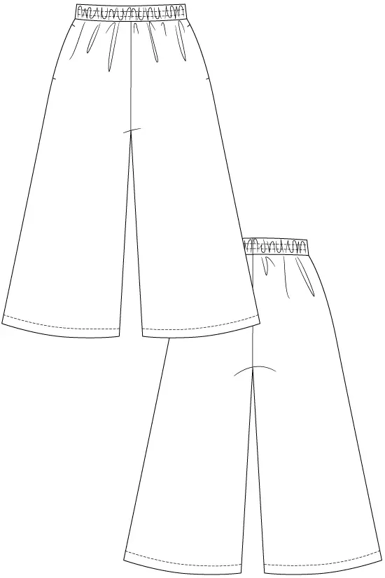 Named - Ninni Elastic Waist Culottes - Image 8