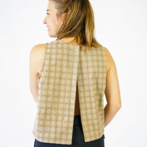 Matchy Matchy - Open Back Smock Top