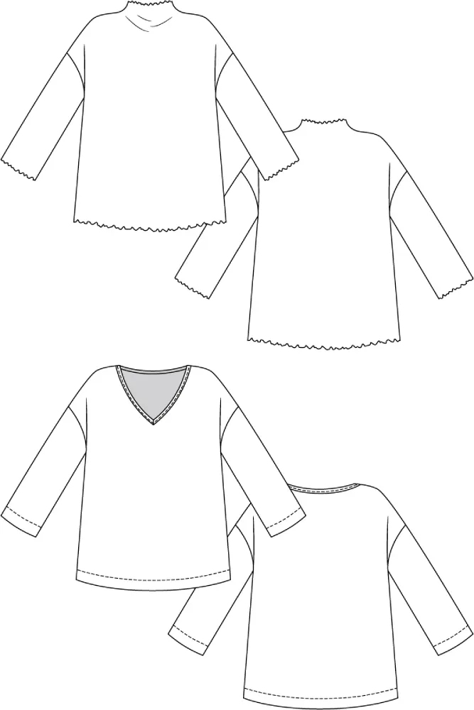 Named - Olo Funnel Neck Tee & V-Neck Tee - Image 12