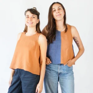 Matchy Matchy - Peplum Split Tank