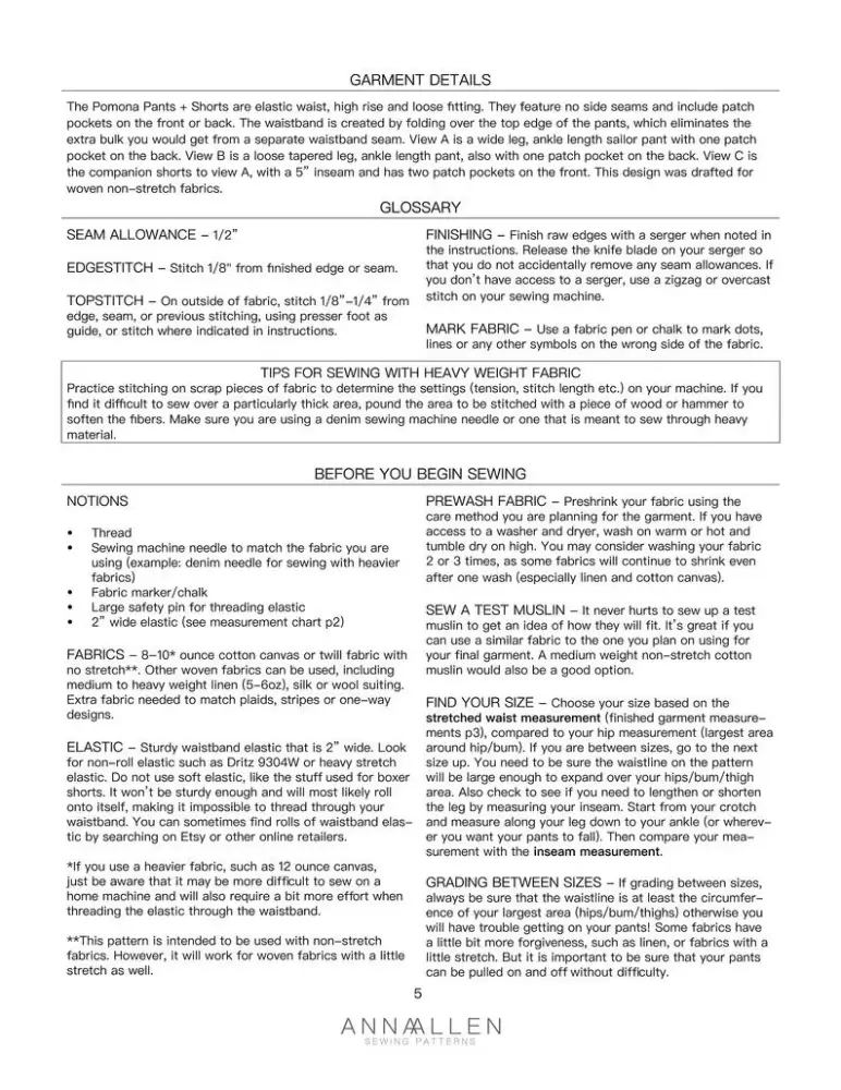 Anna Allen - Pomona Pants and Shorts - Image 20