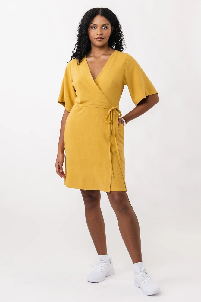 Named - Aaria mini wrap dress