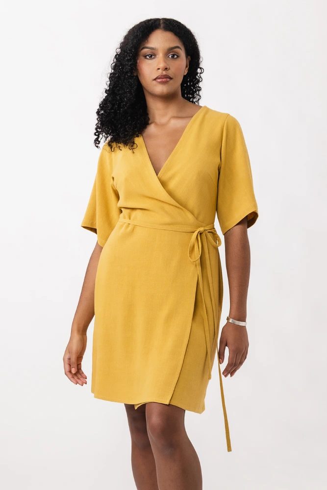 Named - Aaria mini wrap dress - Image 4