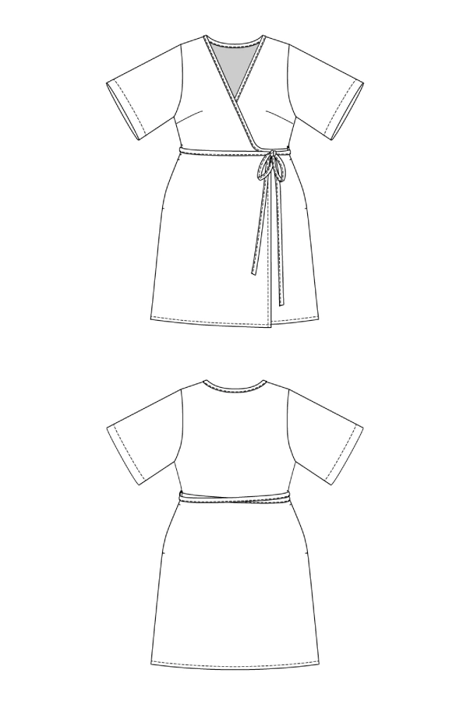 Named - Aaria mini wrap dress - Image 8