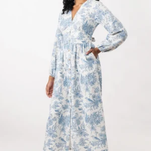 Named - Oodi gathered midi dress